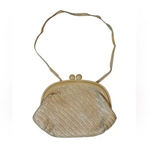 Vintage woven handbag, o/s